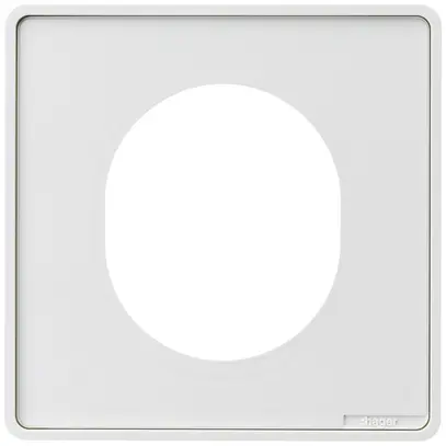 Jeu de caches pour boîte INC CEE tehalit G3374 PC/ABS blanc pur 