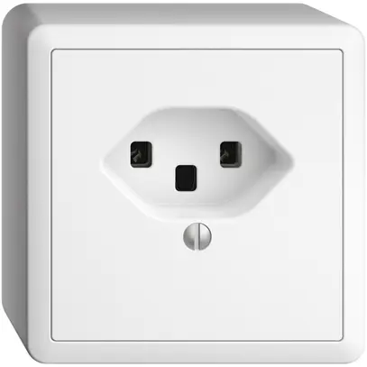 Presa AP EDIZIOdue T23 16A bianco, morsetti a vite 