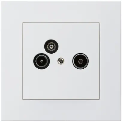 Presa antenna INC R/TV/dati kallysto.pro 2GHz 19db bianco 