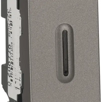 EB-Leuchtwippschalter MOS 3/1L 20A magnesium 1 Modul 