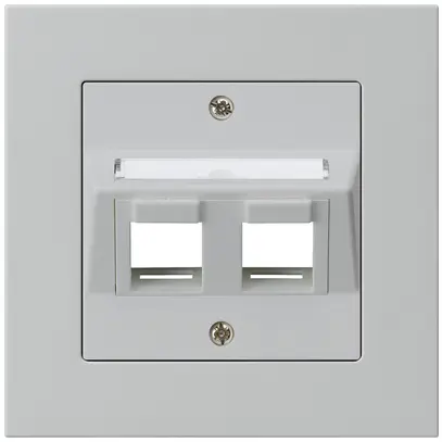 Kit de montage ENC kallysto.pro 2×Keystone gris clair 