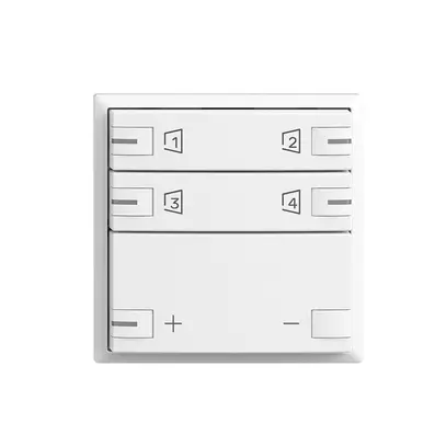 Kit montaggio Edue zeptrionAIR F, WLAN, dimmer, RGB-LED, 2×tasto, 2×commando bi 