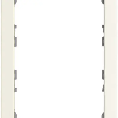 Telaio di copertura EDIZIOdue prestige per KNX-Panel 7" alluminio bianco 