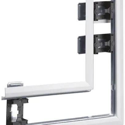 Angle plat tehalit BKIS 25130, blanc trafic 