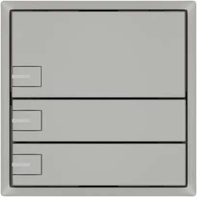 Poussoir KNX RGB EDIZIO.liv SNAPFIX® capteur temp.RGB-LED 3× comm.1T grc 