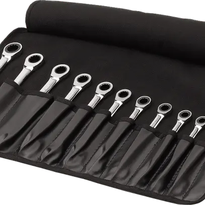 Set di chiavi a cricchetto e a forchetta da 12 pezzi 