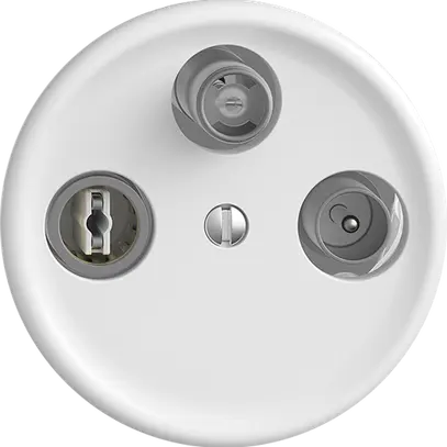 Presa antenna SAT/TV/R DB53 STANDARDdue bianco con SAT-F 