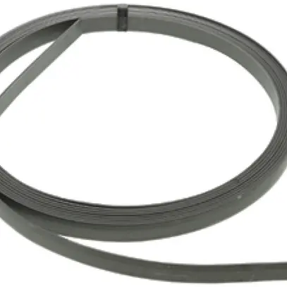 Nastro acciaio nero, 25×3mm piegabile rotolo 20m 