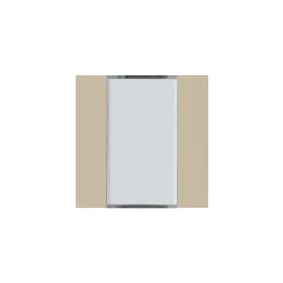 Kit frontale Hager kallysto 2×KNX systemlink/easylink beige 