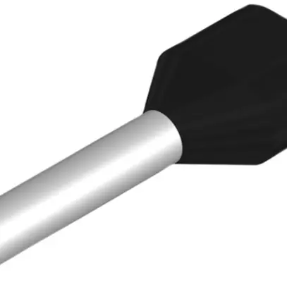 Capocorda doppio Weidmüller H isolato 2×1.5mm² 12mm nero DIN sciolto 