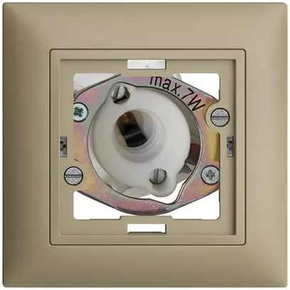 Signal lumineux ENC EDIZIOdue sand 7W, sans calotte plate 