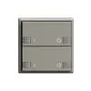 Poussoir ZEP 2c/2t ON-OFF station princ. EDIZIOdue gris foncé 