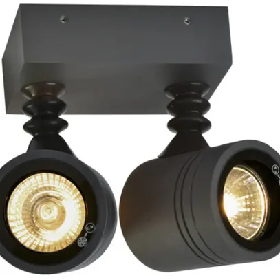 Applique SLV NEW MYRA WALL SPOT, 2×GU10 50W IP55 anthracite 