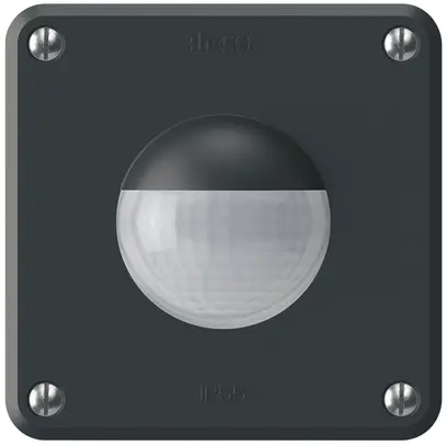 Rilevatore di movimento INC Hager robusto IP55 C 3 fili nero 