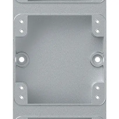 En-tête AP Hager robusto 3×1 vertical 86×276mm aluminium 