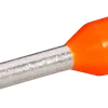 Embout de câble type A isolé 0.5mm²/8mm orange 