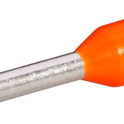 Embout de câble type A isolé 0.5mm²/8mm orange 