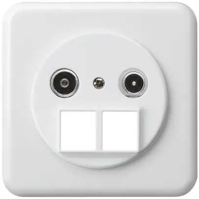 Prise multimédia ENC basico TV-R montage C 23dB 2GHz blanc 