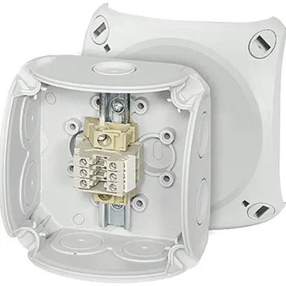 Scatola derivazione AP Hensel RK 0203 3×2.5mm², grigio 