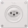 Prise NEVO, 1×T23, blanc 
