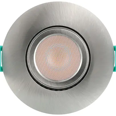 Downlight LED Sylvania OBICO 5.4W 530lm 927/930/940 IP65 38° VAR Ø81mm argent 