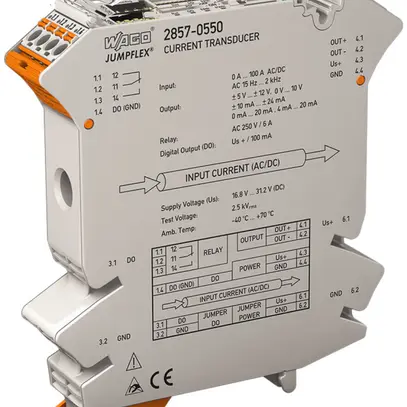 Convertitore di misura WAGO JUMPFLEX corrente 500mA…100A 