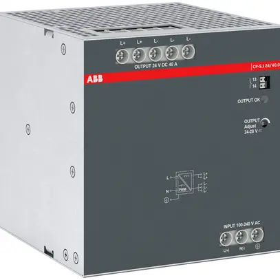 Alimentazione a commutazione ABB CP-S.1 24/40.0, IN:100…240V, OUT:24VDC/40A 