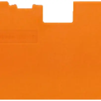 Paroi de fermeture/interméd. WAGO 0.8mm orange 