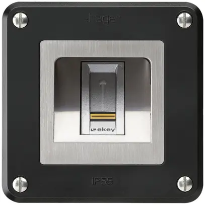 Lettore di impronte digitali NUP Hager ekey robusto C nero 