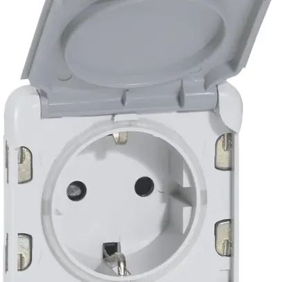 Presa PLEXO Schuko grigio 