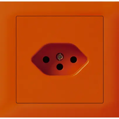 Presa INS kallysto tipo 13 montaggio T scatola INS G3 telaio a innesto arancione 