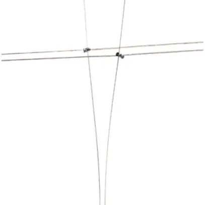 Luminaire sur câble SLV pour TENSEO, GX5.3 35W IP20 chromé 