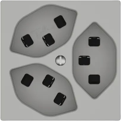 Presa EDIZIO.liv SNAPFIX® 3×T23 grc 