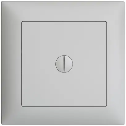 Plaque d'obturation ENC EDIZIOdue gris clair 