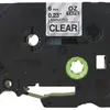 Cassette ruban compatible avec OZE-111, 6mm×8m, transparent-noir 