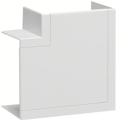 Angle plat tehalit BR 68×100mm couvercle 80mm sans halogène blanc trafic 