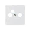 Placca frontale kallysto bianco per R/TV-NET 60×60mm 