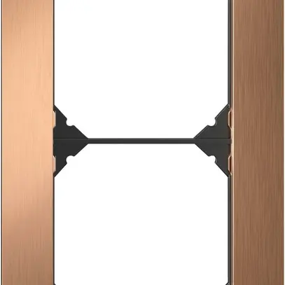 Intestazione INC EDIZIO.liv prestige SNAPFIX® 2×1 154×94mm ottone champagne 