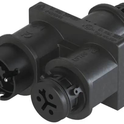 Bloc de distribution Wieland RST08i3VL2P1YF V SW noir 