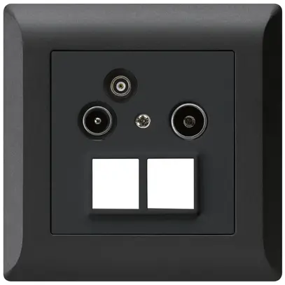 Prise d'antenne ENC R/TV/données HMS kallysto.line 19dB noir 