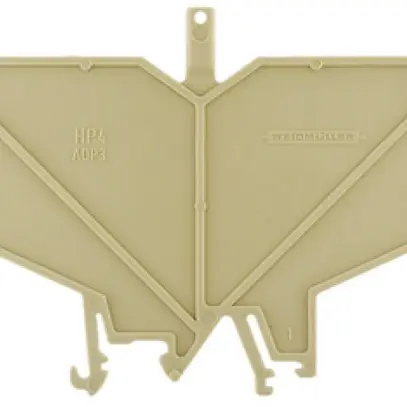 Parete d'estremità/intermedia Weidmüller HP 2 ADP2 59.5×3mm beige 