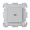 Pulsante luminoso INC kallysto A-R/1P grigio chiaro con piastra di fissaggio 