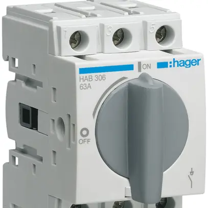 Interrupteur sectionneur Hager HAB306 3L 63A 