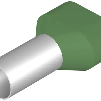 Embout de câble jumelé Weidmüller H isolé 2×16mm² 16mm vert en vrac 