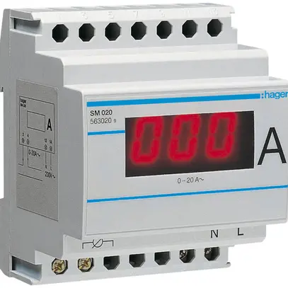 Amperometro INS Hager 0…20A 