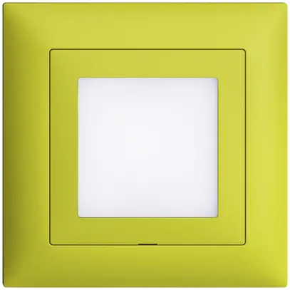 Kit frontal ENC EDIZIOdue lemon 88×88mm pour luminaire LED 