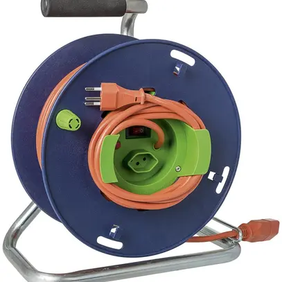 Enrouleur de câble STERO LOOP grd.1 1×T13 30m TD3×1.5mm² bleu/vert 