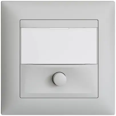 Poussoir ENC avec porte-étiquette EDIZIOdue gris clair 