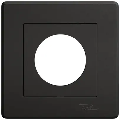 Kit di copertura INC EDIZIO.liv SNAPFIX® termostato 96×96×7mm nero IP20 