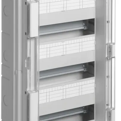 Coffret de distribution AP Hager vector 4 rangées 48UM IP54/IP65 310×677×151mm 